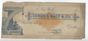 1880s RN G1 2 cents specimen/sample revenue stamped paper [y5563]