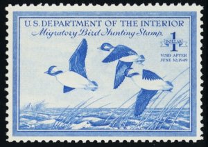 RW15, Mint VF NH $1 Duck Stamp * Stuart Katz