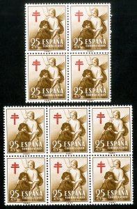 Spain Stamps # MNH XF Lot of 11 Scott Value $65.00