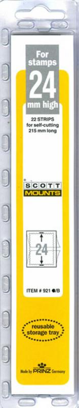 Scott Mounts Black 24mm STRIP 215 ,(Pgk. 22)(00921B)*