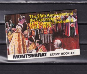 LI07 Montserrat 1977 The 25th Anniv of the Reign of Queen Elizabeth II booklet