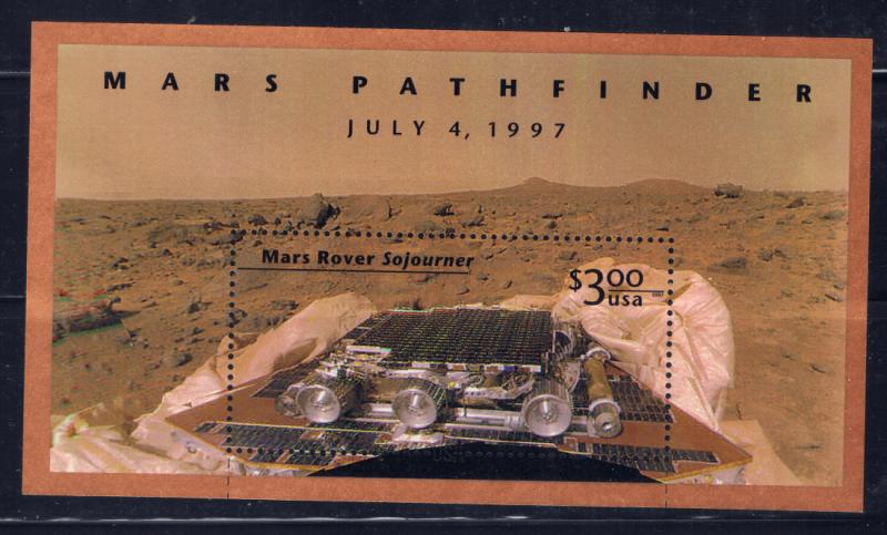 U.S. 3178b MNH 1997 Mars Rover Sojourner S/S