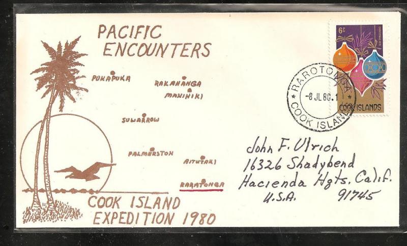 Cook Island Expedition 1980 cover BIN 8196