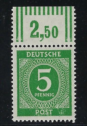 Germany AM Post Scott # 534, mint nh, var. rotary print