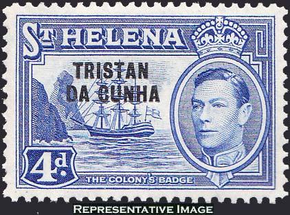 Tristan da Cunha Scott 6 Mint never hinged.