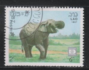 Laos 807 Elephants 1987