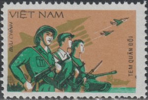 N.Vietnam MNH Sc M 35 Mi PFM 40 Value $ 2.25 US $ Military Frank