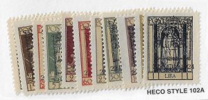 Fiume Sc # 196-206 set of 11 OG VF