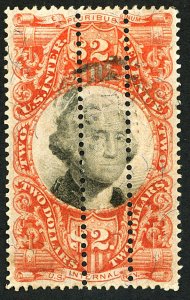 U.S. #R145c USED MISPERFED