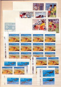 Brazil Haiti Nicaragua Fish Malaria Judo Triangulars Art Blocks MNH(280+)Top870