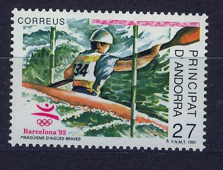 ANDORRA SPANISH 1992 MNH SC.219 Olympic Games Barcelona