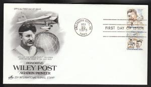 U.S. Wiley Post C96a (Artcraft)  U/A FDC   