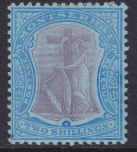 Sc# 38 Montserrat 1908 - 1913 Symbol of the colony 2/ issue MLH CV $50.00