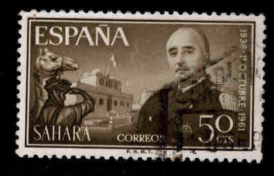 Spanish Sahara Scott 115 Used Franco stamp