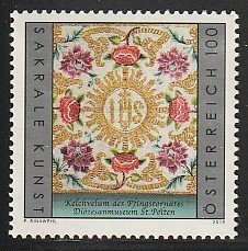 2015 Austria - Sc 2568 - MNH VF - 1 single - Chalice Veil, St Polten