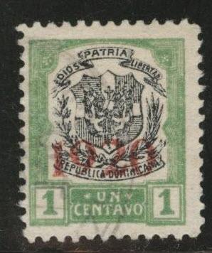 Dominican Republic Scott 221 used 1920  stamp 