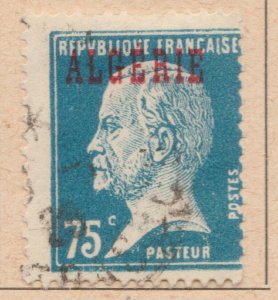 FRENCH COLONY ALGERIA 1924-25 75c Used Stamp A29P25F33141-