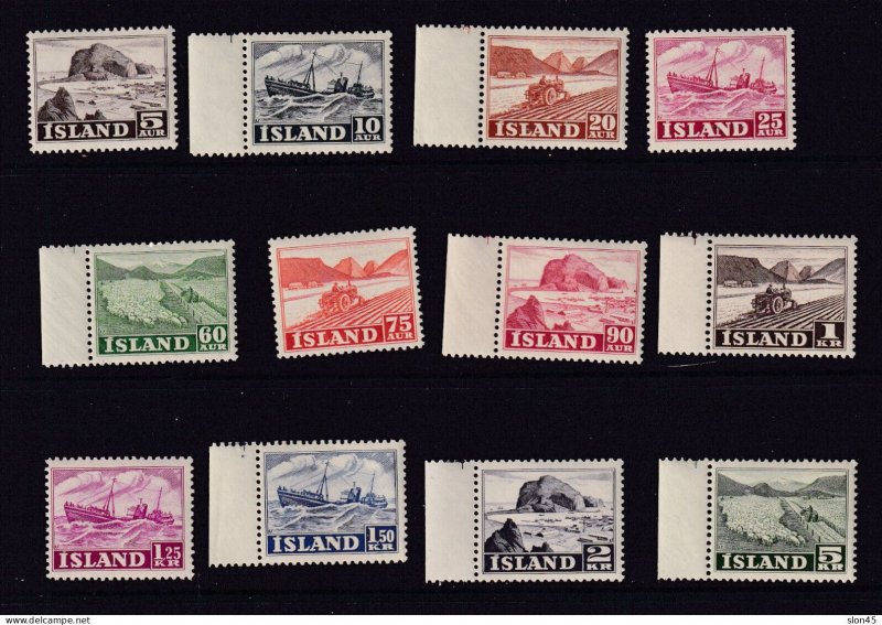 Iceland 1950-4 Full set MNH SC $142 15774