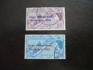 Stamps - Bermuda - Scott# 164-165 - Used Set of 2 Stamps