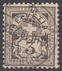 Switzerland 70 Used CV $16.00