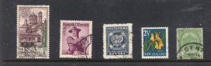 WW various stamps