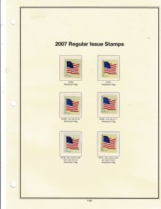 American Flag 41c US Postage Singles #4186-91 VF MNH