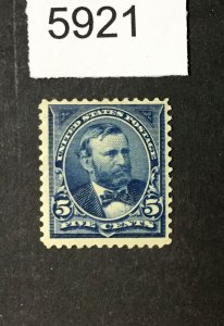 MOMEN: US STAMPS  #281 MINT OG H LOT #5921