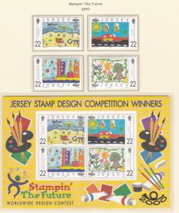 Jersey # 937-940,  940a, Stampin the Future,  Mint NH, 1/2 Cat.