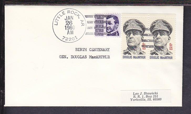 Centenary MacArthur Birth 1980 Cancel Cover BIN 