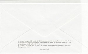 France 1994 Inaug Channel Tunnel Pic Slogan Cancel + Stamp FDC Cover Ref 31720