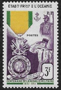 FRENCH POLYNESIA SC# 179  FVF/MOG 1952