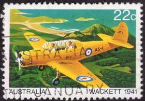 Australia 759 - Used - 22c CA-6 Wackett Trainer, 1941 (1980)