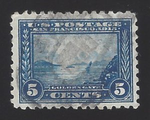 US #403 1914-15 Blue Wmk 190 Perf 10 Used VF Scv $20