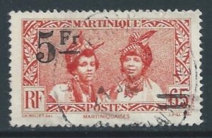 Martinique #193 Used 5fr on 65c Martinique Women