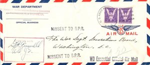 United States A.P.O.'s 3c Win the War (2) 1943 U.S. Army Postal Service, A.P....