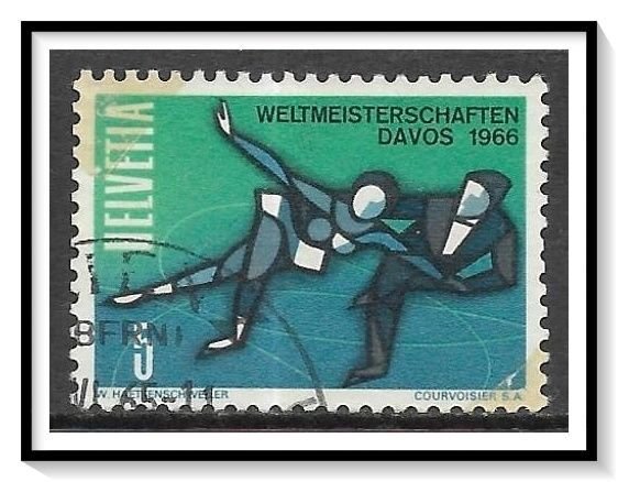Switzerland #470 Figure Skating Used