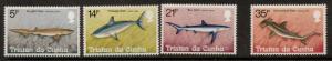 TRISTAN DA CUNHA SG319/22 1982 SHARKS MNH