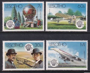 Lesotho 403-406 Airplanes MNH VF