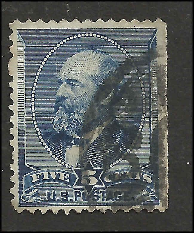 # 216 Indigo Used Double Or Shifted Transfer James A. Garfield