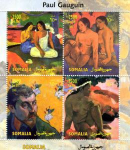 Somalia 2005 PAUL GAUGUIN Sheet (4) Perforated Mint (NH)
