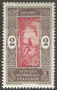 Dahomey 43 mint, hinge remnant. 1913. (D266)