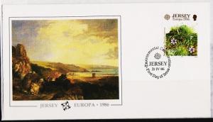 Jersey. 1986 FDC. Europa. S.G.388 Fine Used