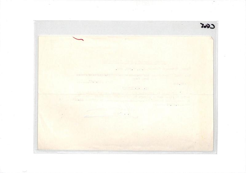 HONG KONG AVIATION BOAC 1967 Excess Baggage MEMO Letter {samwells-covers}CE65