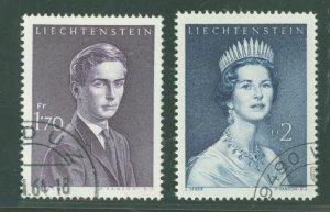 Liechtenstein #356A/357  Multiple