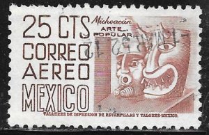 Mexico C189: 25c Michoacan, Masks, used, VF