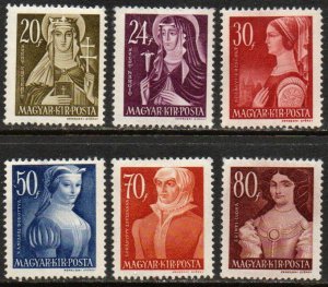 Hungary Sc #625-630 Mint Hinged