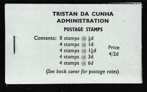 Tristan da Chuna 71a-73a,75a,77a Booklet MNH VF