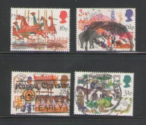 Great Britain Sc 1031-4 1983 Fairs stamps used