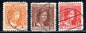 Luxembourg #108-110  Used   VF  CV $6.50   ...   3600106