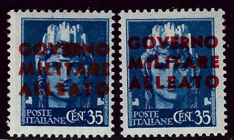 Italy SC#1N11 & 1N11a Mint F-VF...Wild & Grandioso!!